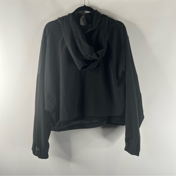 H&M Move Windproof Windbreaker Activewear Jacket Top With DryMove Size M Black - Picture 5 of 9